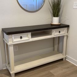 Hallway Entry Rustic Farmhouse Console Table 