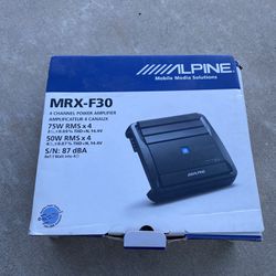 Alpine MRX F30 4-Channel Amplifier 