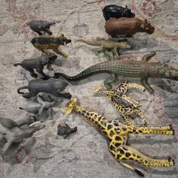 Vintage 1990s toy figures collectible - Misc Wild Animals