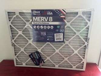 5 Pack Of MERV 8 Furnace Filters— 20x25x1