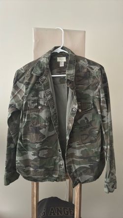 Army print Jacket