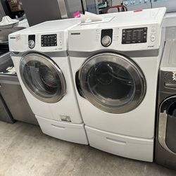 Samsung Set Washer And Gas Dryer