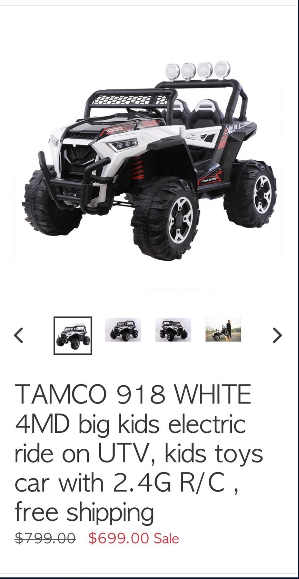 Kids Car !!BRAND NEW 12V 4X4 Electric Kids Ride On Seater RZR