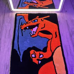 Pokémon Custom Rug Handmade