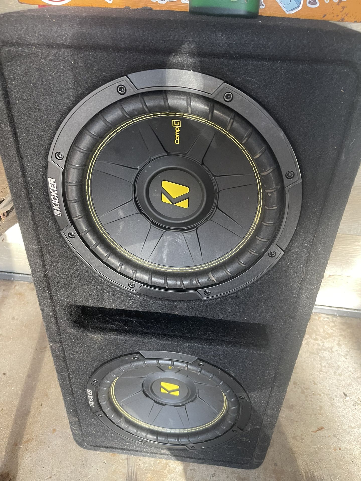 Comp C Kicker With 2000 Mephis Watt Amp 