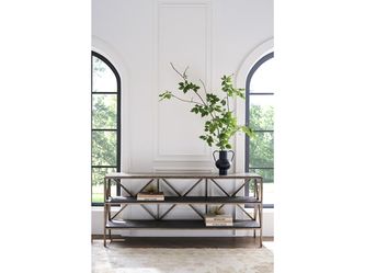 Montclair Birchaven Dark Gray/Cocoa Console Table