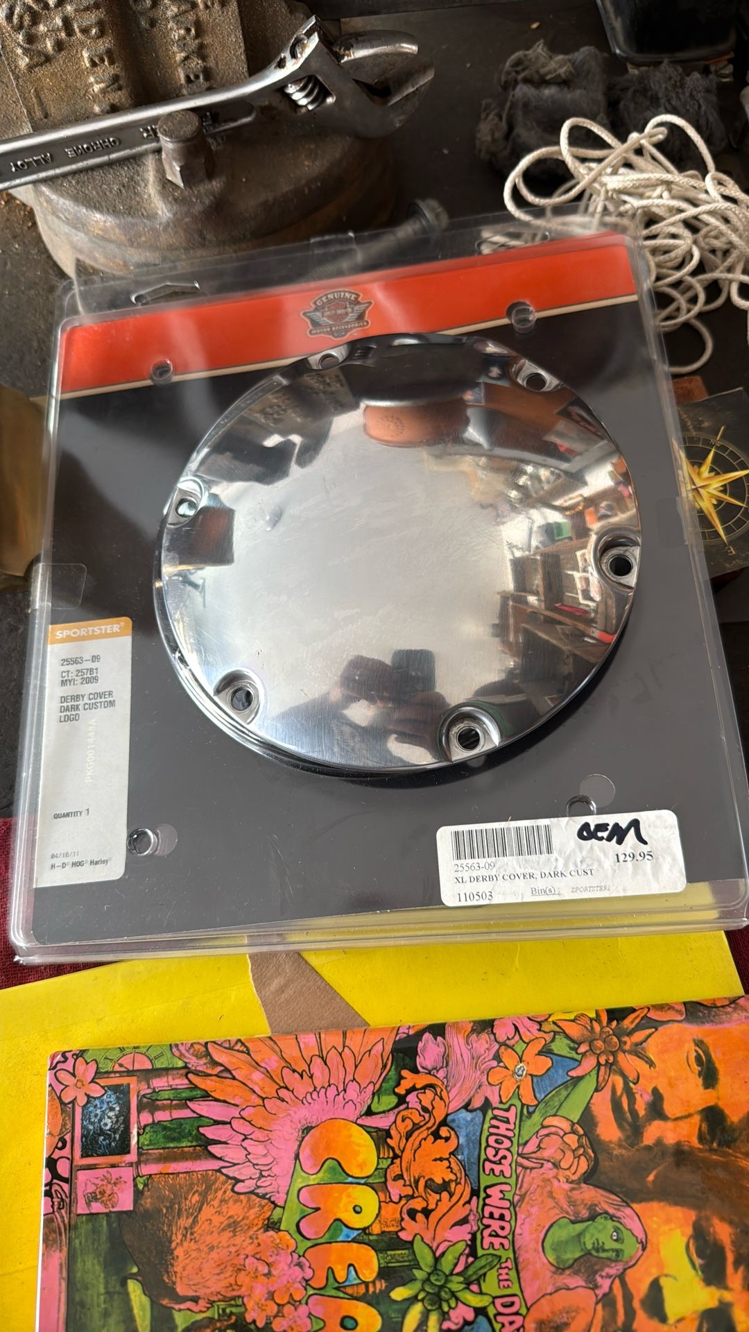 04& Up Sportster Derby Clutch Cover Oem