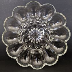 Vintage Deviled Egg Dish