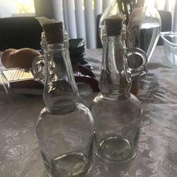 Brand New Olive Oil/vinegar Holder/ Glass 