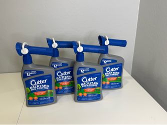 4 packs of Cutter backyard bugs control