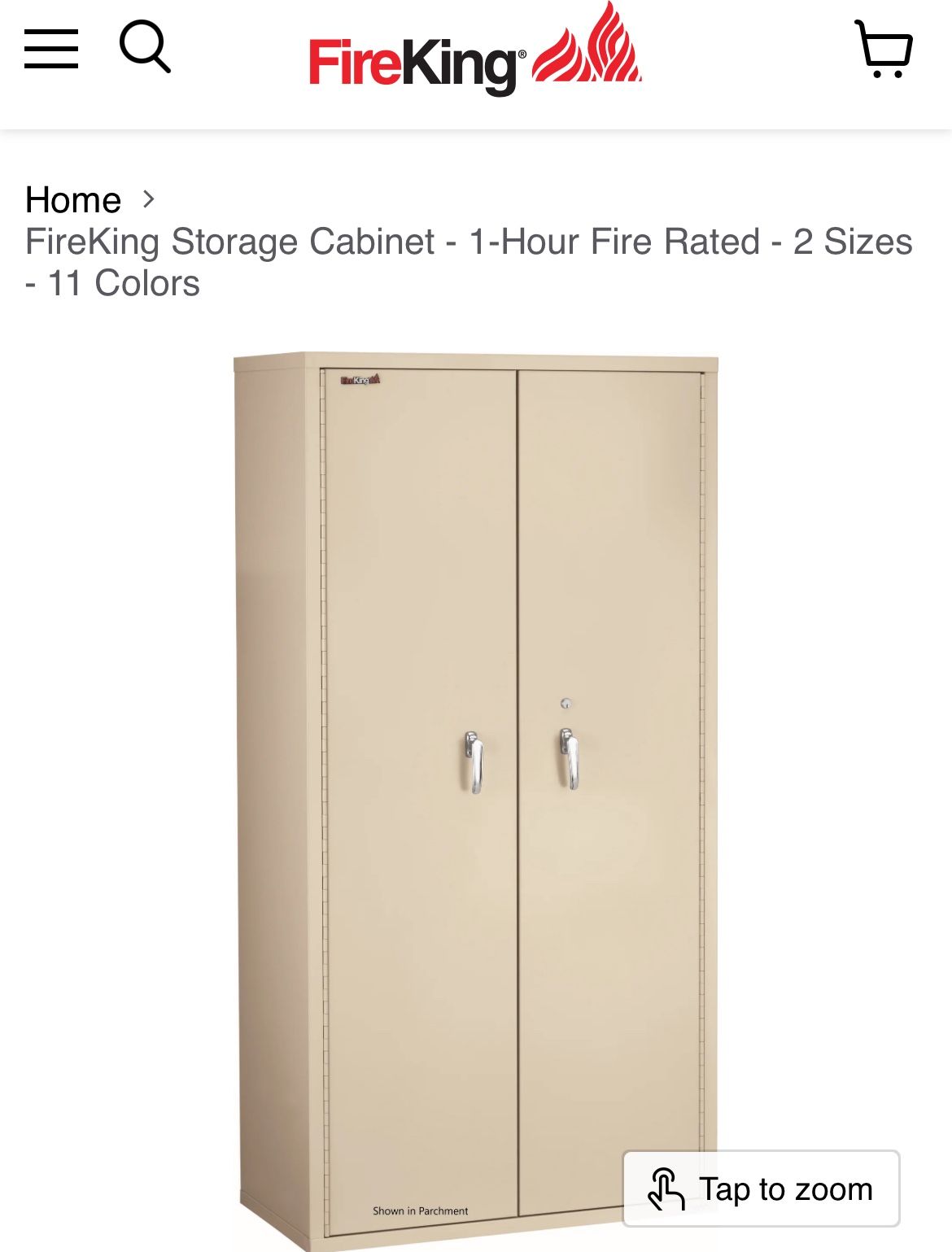 FireKing Fire Safe File Cabinet/Gun safe