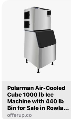Ice Machine with 440 Ib Bin for Sale