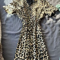 ALLSAINTS Leopard Print Dress
