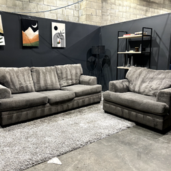 Beautiful Brown. Sofa and Loveseat Set - Delivery Available!