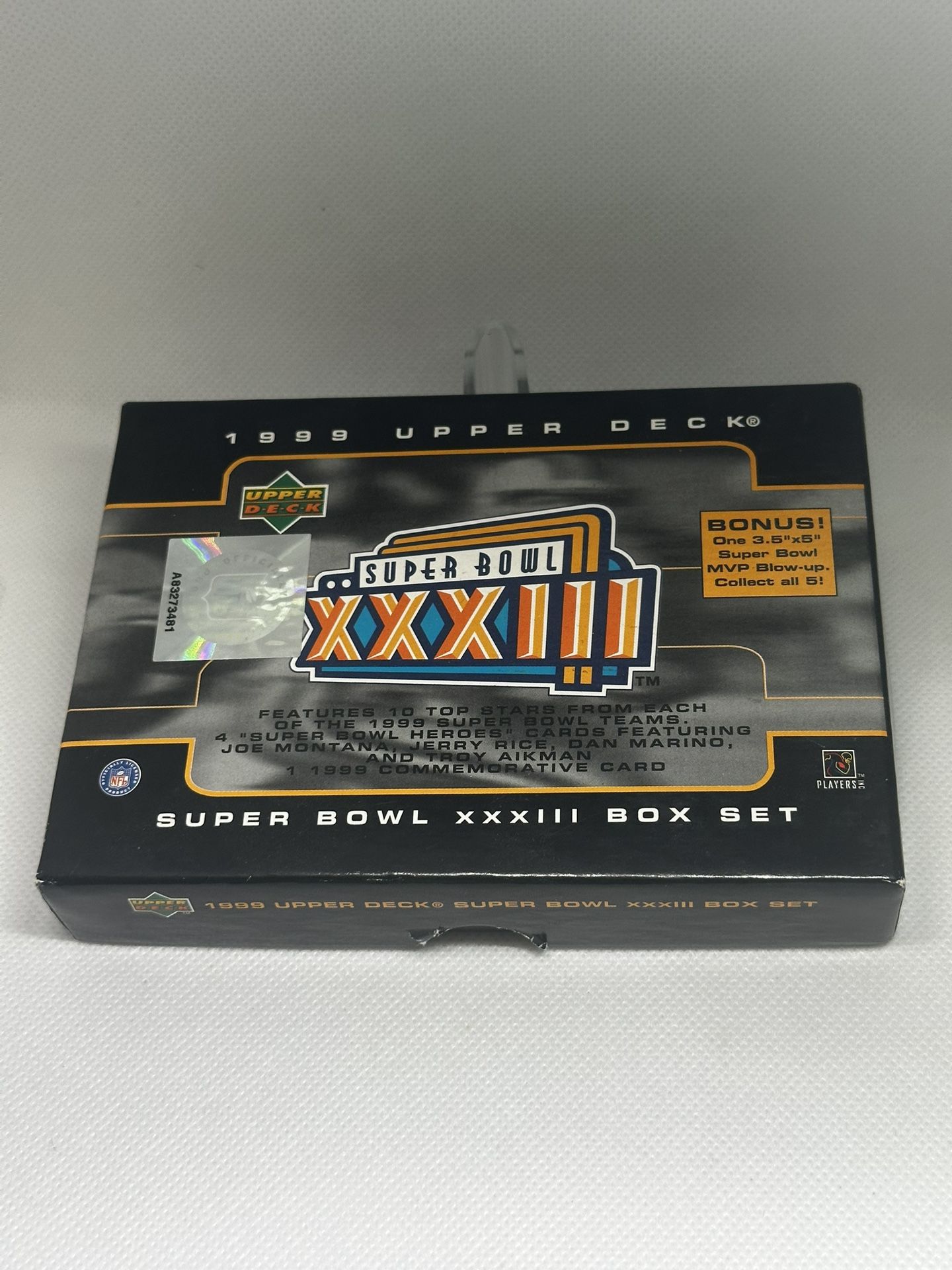 1999 Upper Deck Super Bowl XXXlll Football Card Box Set