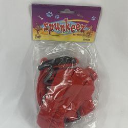 Brand New 7/8” dog harness- red