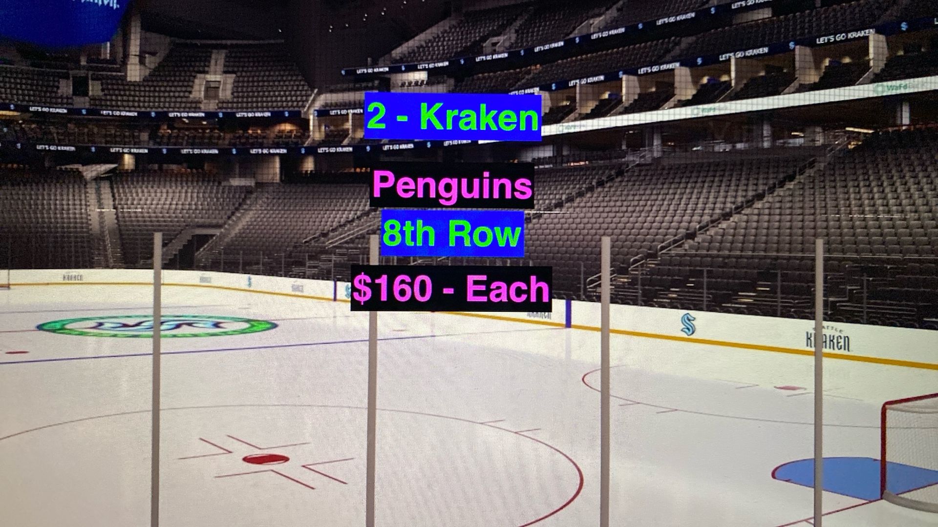 Kraken Penguins Tickets