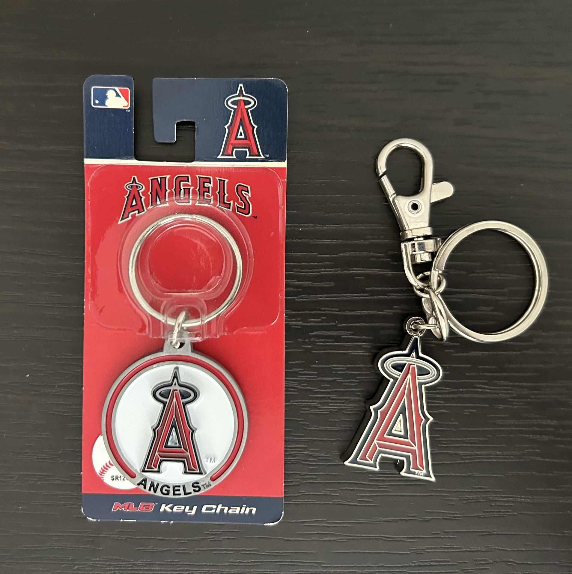 Angels Baseball items-2 keychains, 1 necklace, 1 bracelet