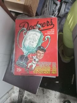 1970 DODGERS SCORECARD PROGRAM