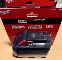 Milwaukee M18 18V Lithium-lon REDLITHIUM FORGE XC 8.0 Ah Battery Pack