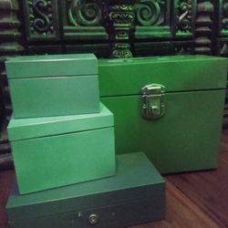 Vintage Metal Storage Bundle 