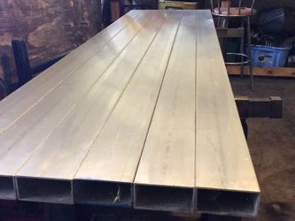 2x4x92”x.250 Kaiser aluminum sticks x6