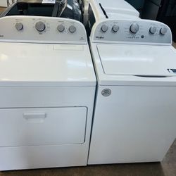 Whirlpool Washer And Dryer With 30 Day Warranty