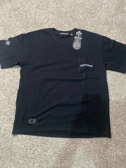 Black/Rainbow Chrome Hearts T-Shirt, See Description