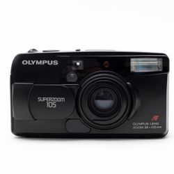 Olympus SuperZoom 105 35mm Film Camera! 