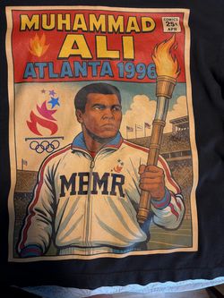 Vintage Muhammad Ali Atlanta 1996 Olympics T-Shirt