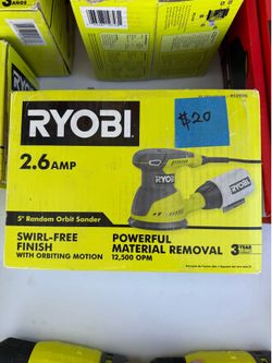 New Ryobi 2.6 Amp 5" Random Orbit Sander (RS290G)