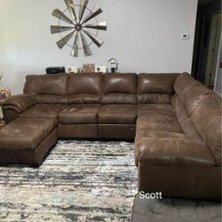 Brand New Bladen Coffee Sectional 2 Piece 