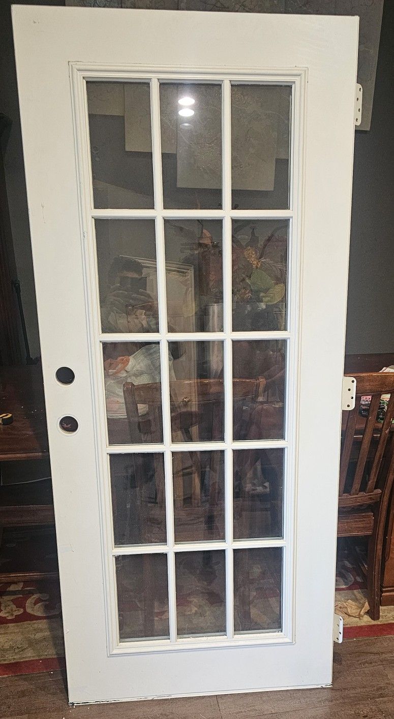 34x77 Exterior Glass Door