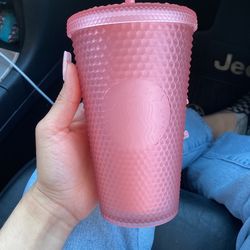 Starbucks Pink cup Grande