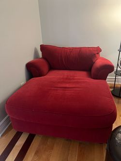 Red Lounge Chair