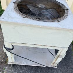 Large Portable Fan Unit on Wheels