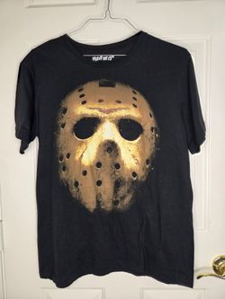 Friday The 13th Jason Voorhees Hockey Mask‎ Horror Halloween Movie Tshirt