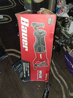 Bauer brand new reciprocating saw 10 amp plug in