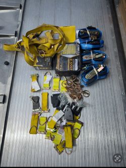 E track equipment and car straps