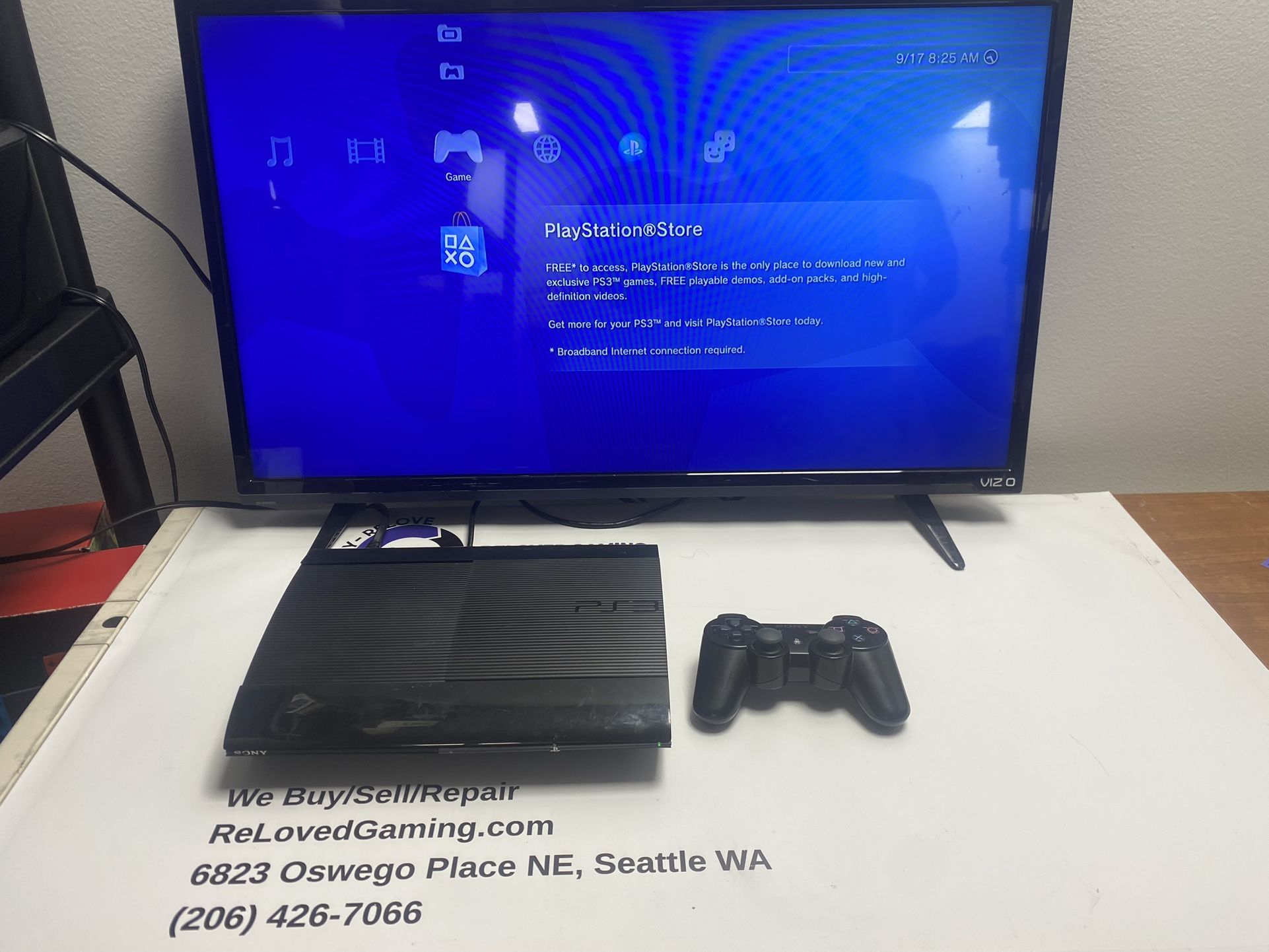 PlayStation 3 Super Slim - Tested No Issues - Two Month Warranty - For Sale Or Trade