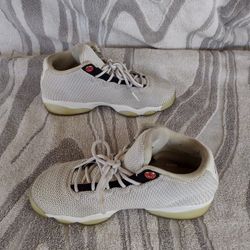 Nike Air Jordan size 5Y Horizon Low Platinum Retro