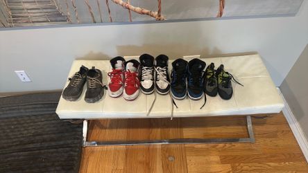Boys shoe size 4.5 y and size 5 Nike Air Jordan