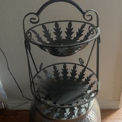 Rod Iron Decor Basket