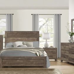 Tariff Busting Price! Bed, Dresser, Mirror, Chest & Night Stand Wholesale Direct To Customer! Only $688🎉🎉🎉