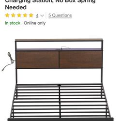 New!!! King size platform bed frame (READ POST)!!!!!!!!