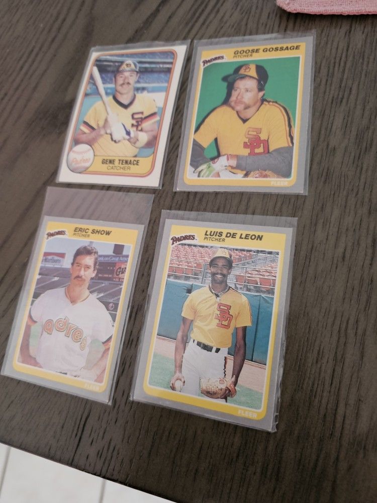 San Diego Padres Baseball Cards Lot