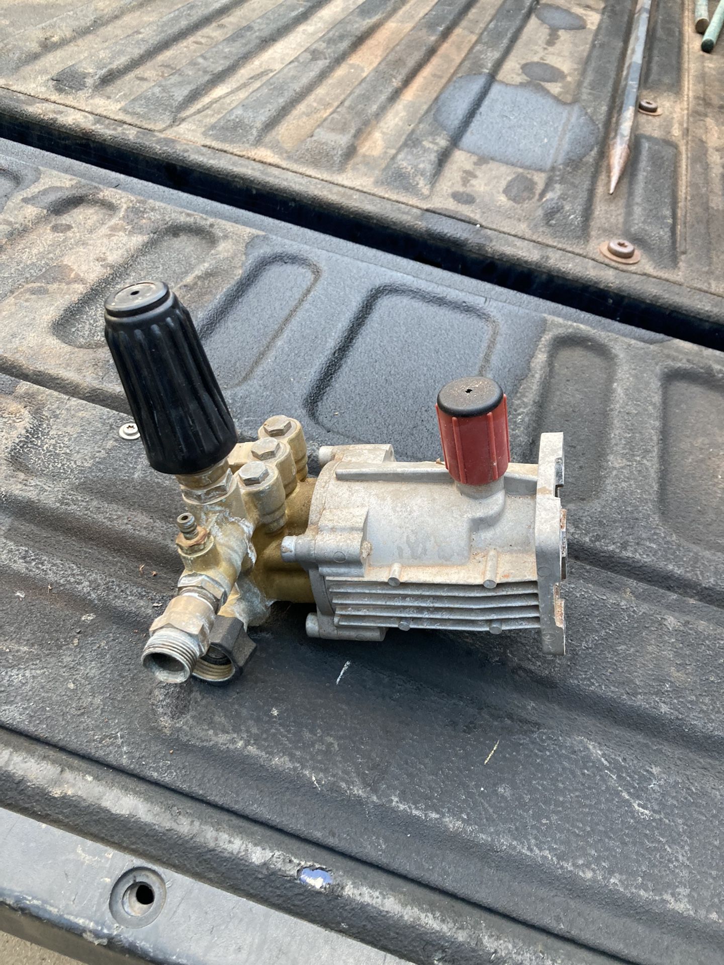 Pressure washer pump.