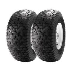 2 Pack 13x5-6" Lawn Mower Tires and Wheel 3/4" Iron Bushing Wheelbarrow Tires 3"