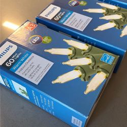 60ft Philips Christmas lights Indoor And outdoor