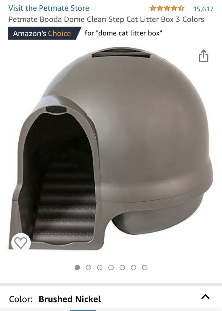 Dome Cat Litter Box $20